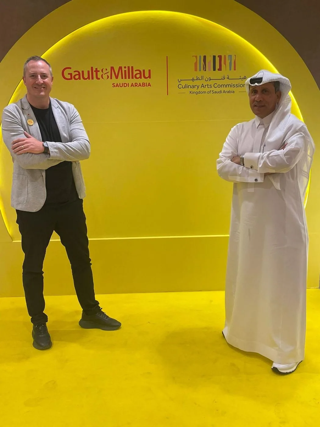 ريتشارد سايدل وياسر جاد في فعالية Gault&Millau السعودية